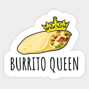 Burrito Queen Sticker